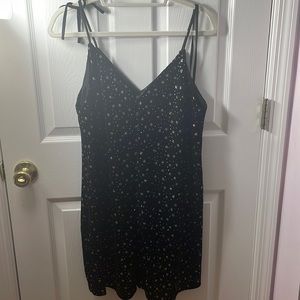 Black velvet Topshop dress